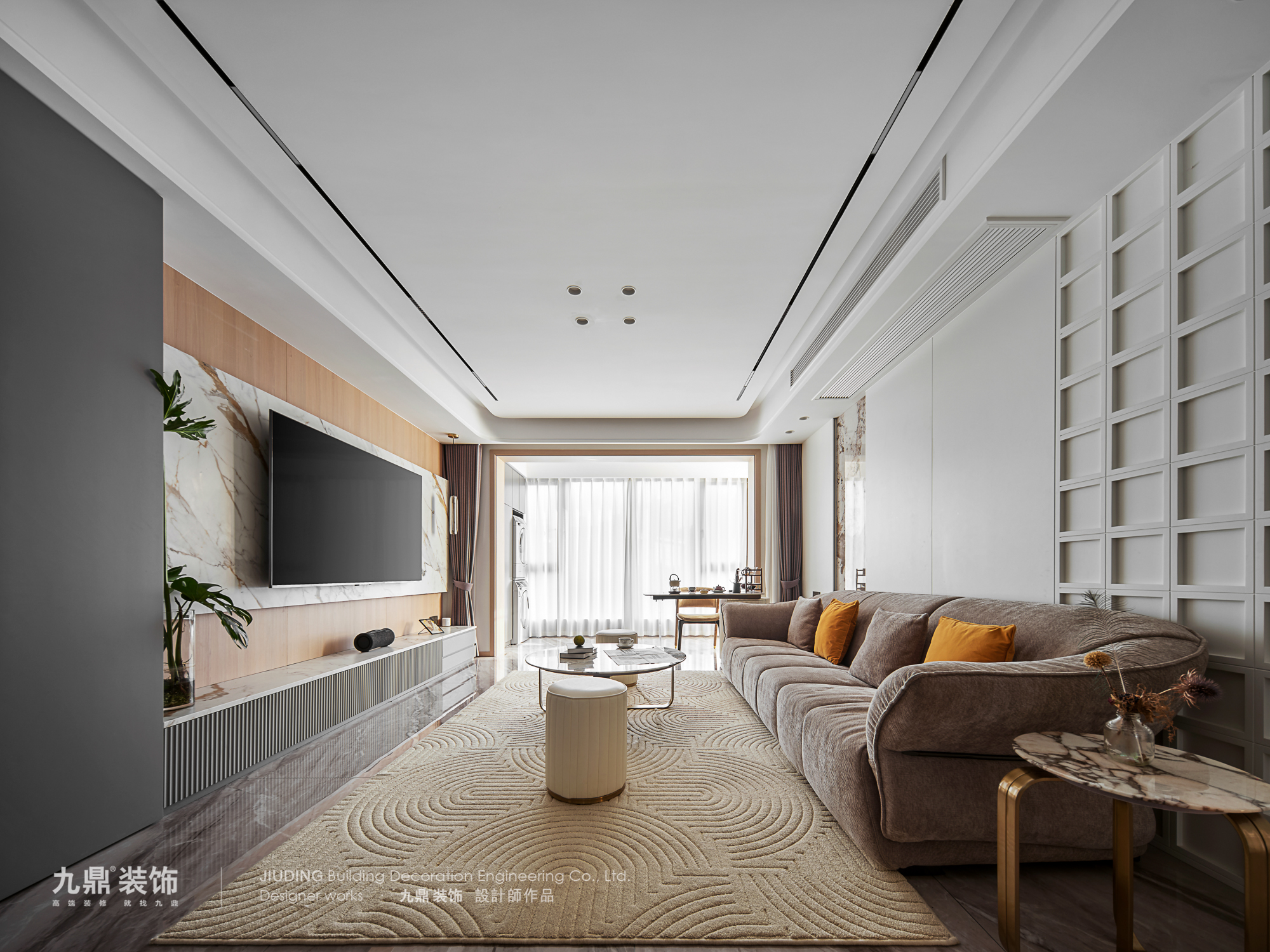 杭州天城錦苑140㎡現代風裝修案例